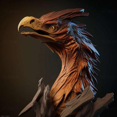 3D model Luanchuanraptor (STL)